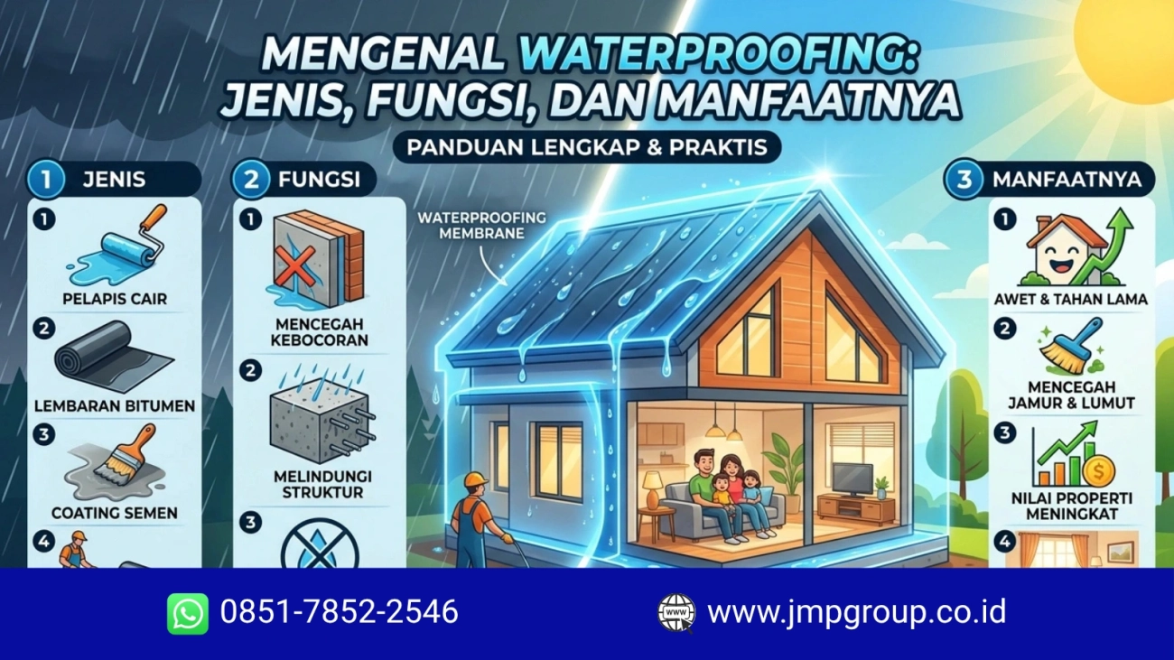 Mengenal Waterproofing Jenis, Fungsi, dan Manfaatnya