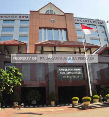 Pengaplikasian Waterprofing Membrane Kantor Walikota Pusat